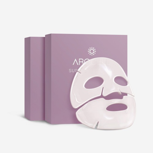 아로셀 슈퍼파워마스크 2박스 에이징 케어 물광 세트(8매) 얼굴 주름 탄력 리프팅 마스크팩